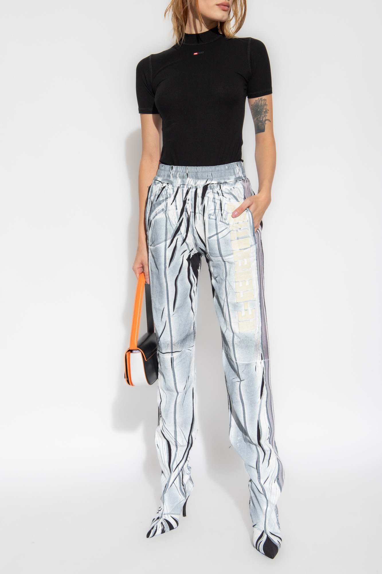Diesel 'T-MOKKY-MICRODIV' ribbed top | Women's Clothing | Vitkac Diesel 'T-MOKKY-MICRODIV' ribbed top | Women's Clothing | Vitkac